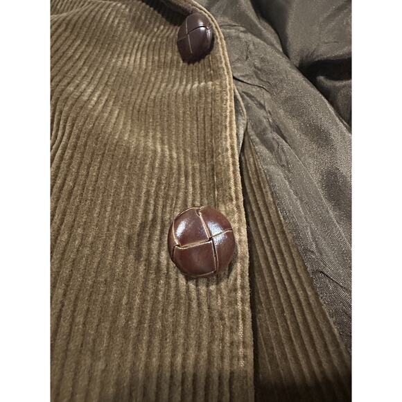 David Taylor Men’s Corduroy Blazer 46L Brown Sport Coat Jacket Cotton 2 Button - Picture 6 of 11